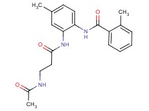 N-(2-{[3-(acetylamino)propanoyl]amino}-4-methylphenyl)-2-methylbenzamide