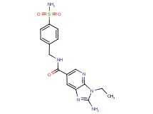 2-amino-N-[4-(aminosulfonyl)benzyl]-3-ethyl-3H-imidazo[4,5-b]pyridine-6-carboxamide