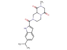 8-[(6-isopropyl-1H-indol-2-yl)carbonyl]-2-methyltetrahydro-2H-pyrazino[1,2-a]pyrazine-1,4(3H,6H)-dione