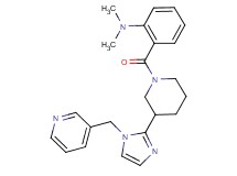 N,N-dimethyl-2-({3-[1-(pyridin-3-ylmethyl)-1H-imidazol-2-yl]piperidin-1-yl}carbonyl)aniline