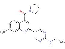 N-ethyl-5-[7-methyl-4-(pyrrolidin-1-ylcarbonyl)quinolin-2-yl]pyrimidin-2-amine