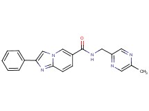 N-[(5-methylpyrazin-2-yl)methyl]-2-phenylimidazo[1,2-a]pyridine-6-carboxamide
