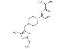1-[(2-ethyl-4-methyl-1H-imidazol-5-yl)methyl]-4-(6-isopropylpyridin-2-yl)piperazine