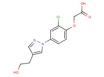 {2-chloro-4-[4-(2-hydroxyethyl)-1H-pyrazol-1-yl]phenoxy}acetic acid