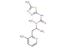 N-methyl-N-[1-methyl-2-(3-methylpyridin-2-yl)ethyl]-N'-(5-methyl-1,3,4-thiadiazol-2-yl)urea