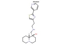 (1R,9aR)-1-({[2-(2-pyridin-3-yl-1,3-thiazol-4-yl)ethyl]amino}methyl)octahydro-2H-quinolizin-1-ol
