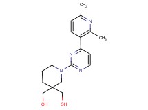 {1-[4-(2,6-dimethylpyridin-3-yl)pyrimidin-2-yl]piperidine-3,3-diyl}dimethanol