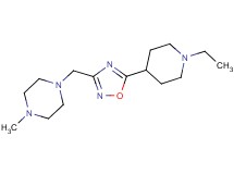 1-{[5-(1-ethylpiperidin-4-yl)-1,2,4-oxadiazol-3-yl]methyl}-4-methylpiperazine