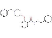 N-[2-(1-cyclohexen-1-yl)ethyl]-2-{[1-(2-pyridinylmethyl)-4-piperidinyl]oxy}benzamide