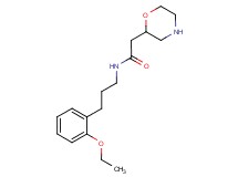 N-[3-(2-ethoxyphenyl)propyl]-2-morpholin-2-ylacetamide