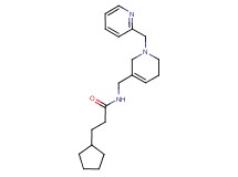 3-cyclopentyl-N-{[1-(pyridin-2-ylmethyl)-1,2,5,6-tetrahydropyridin-3-yl]methyl}propanamide