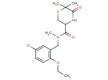 N-(5-chloro-2-ethoxybenzyl)-N,6,6-trimethyl-5-oxothiomorpholine-3-carboxamide
