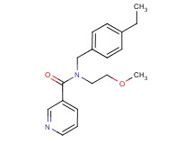 N-(4-ethylbenzyl)-N-(2-methoxyethyl)nicotinamide