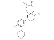 4-(5-fluoro-4-morpholin-4-ylpyrimidin-2-yl)-1,9-dimethyl-1,4,9-triazaspiro[5.6]dodecan-10-one