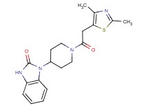 1-{1-[(2,4-dimethyl-1,3-thiazol-5-yl)acetyl]piperidin-4-yl}-1,3-dihydro-2H-benzimidazol-2-one
