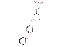 3-[1-(4-phenoxybenzyl)-3-piperidinyl]propanamide