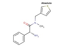 (2R)-2-amino-N-methyl-2-phenyl-N-(3-thienylmethyl)acetamide