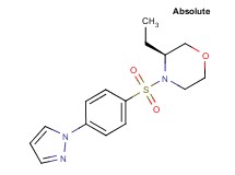 (3S)-3-ethyl-4-{[4-(1H-pyrazol-1-yl)phenyl]sulfonyl}morpholine