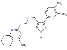 N-{[3-(3,4-dimethylphenyl)-1H-pyrazol-4-yl]methyl}-2-(4-methyl-5,6,7,8-tetrahydro-2-quinazolinyl)ethanamine