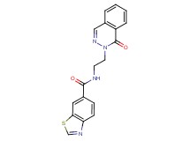 N-[2-(1-oxophthalazin-2(1H)-yl)ethyl]-1,3-benzothiazole-6-carboxamide