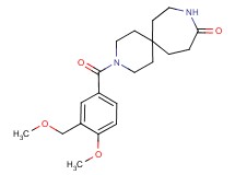 3-[4-methoxy-3-(methoxymethyl)benzoyl]-3,9-diazaspiro[5.6]dodecan-10-one
