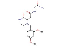 N~2~-{[1-(2,4-dimethoxybenzyl)-3-oxo-2-piperazinyl]acetyl}glycinamide