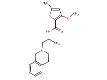N-[2-(3,4-dihydroisoquinolin-2(1H)-yl)-1-methylethyl]-3-methoxy-5-methylthiophene-2-carboxamide