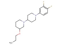 1'-(3,4-difluorophenyl)-3-propoxy-1,4'-bipiperidine