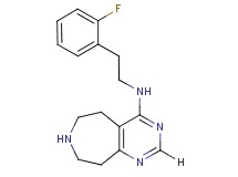 N-[2-(2-fluorophenyl)ethyl]-6,7,8,9-tetrahydro-5H-pyrimido[4,5-d]azepin-4-amine dihydrochloride