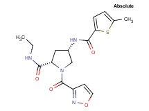 (4S)-N-ethyl-1-(isoxazol-3-ylcarbonyl)-4-{[(5-methyl-2-thienyl)carbonyl]amino}-L-prolinamide