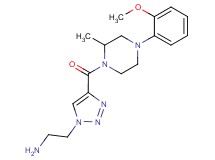 [2-(4-{[4-(2-methoxyphenyl)-2-methyl-1-piperazinyl]carbonyl}-1H-1,2,3-triazol-1-yl)ethyl]amine dihydrochloride