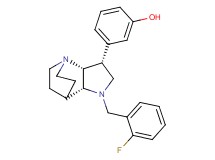 3-[(3R*,3aR*,7aR*)-1-(2-fluorobenzyl)octahydro-4,7-ethanopyrrolo[3,2-b]pyridin-3-yl]phenol