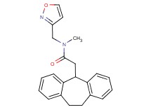 2-(10,11-dihydro-5H-dibenzo[a,d][7]annulen-5-yl)-N-(3-isoxazolylmethyl)-N-methylacetamide
