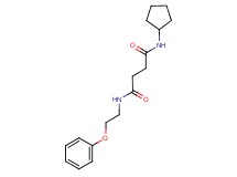 N-cyclopentyl-N'-(2-phenoxyethyl)succinamide