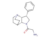 {2-oxo-2-[rel-(2R,3R,6R)-3-phenyl-1,5-diazatricyclo[5.2.2.0~2,6~]undec-5-yl]ethyl}amine dihydrochloride