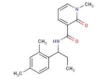 N-[1-(2,4-dimethylphenyl)propyl]-1-methyl-2-oxo-1,2-dihydropyridine-3-carboxamide