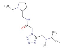 N-[(1-ethyl-2-pyrrolidinyl)methyl]-2-(5-{[isopropyl(methyl)amino]methyl}-1H-tetrazol-1-yl)acetamide