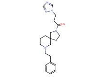 7-(2-phenylethyl)-2-[3-(1H-1,2,4-triazol-1-yl)propanoyl]-2,7-diazaspiro[4.5]decane