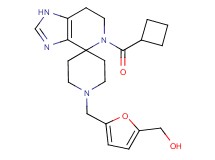 (5-{[5-(cyclobutylcarbonyl)-1,5,6,7-tetrahydro-1'H-spiro[imidazo[4,5-c]pyridine-4,4'-piperidin]-1'-yl]methyl}-2-furyl)methanol