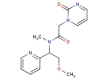 N-(2-methoxy-1-pyridin-2-ylethyl)-N-methyl-2-(2-oxopyrimidin-1(2H)-yl)acetamide