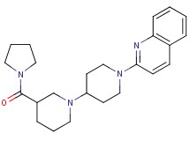 3-(pyrrolidin-1-ylcarbonyl)-1'-quinolin-2-yl-1,4'-bipiperidine