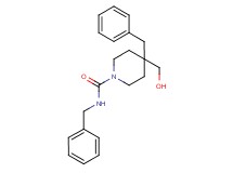 N,4-dibenzyl-4-(hydroxymethyl)-1-piperidinecarboxamide