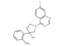 1-(7-fluoroquinazolin-4-yl)-3-(2-methylphenyl)pyrrolidin-3-ol
