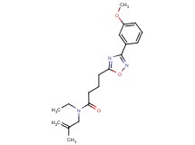 N-ethyl-4-[3-(3-methoxyphenyl)-1,2,4-oxadiazol-5-yl]-N-(2-methylprop-2-en-1-yl)butanamide