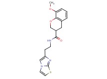 N-(2-imidazo[2,1-b][1,3]thiazol-6-ylethyl)-8-methoxy-3-chromanecarboxamide