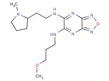 N-(3-methoxypropyl)-N'-[2-(1-methyl-2-pyrrolidinyl)ethyl][1,2,5]oxadiazolo[3,4-b]pyrazine-5,6-diamine