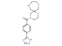 4-[4-(1H-1,2,4-triazol-5-yl)benzoyl]-1,8-dioxa-4,11-diazaspiro[5.6]dodecane