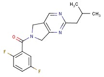 6-(2,5-difluorobenzoyl)-2-isobutyl-6,7-dihydro-5H-pyrrolo[3,4-d]pyrimidine