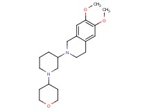 6,7-dimethoxy-2-[1-(tetrahydro-2H-pyran-4-yl)-3-piperidinyl]-1,2,3,4-tetrahydroisoquinoline