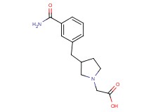 {3-[3-(aminocarbonyl)benzyl]-1-pyrrolidinyl}acetic acid